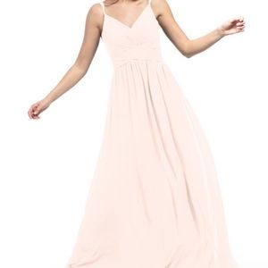 Azazie rose petal Blake bridesmaid dress A2